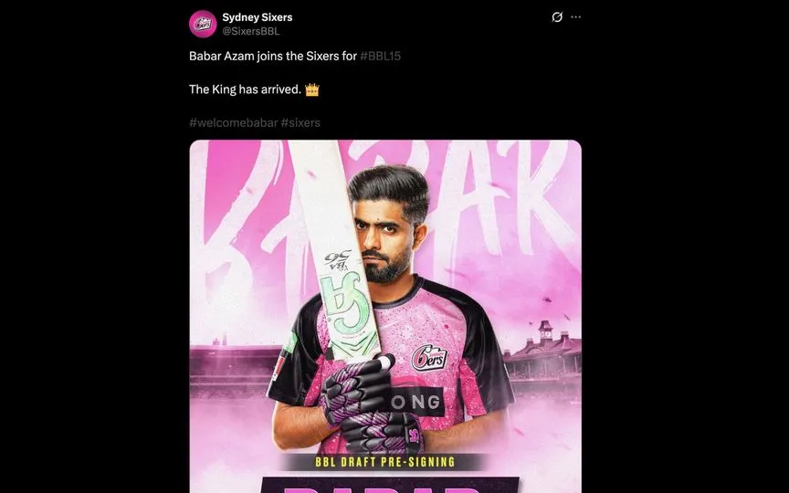 Babar Azam [Source: BBL/X.com]