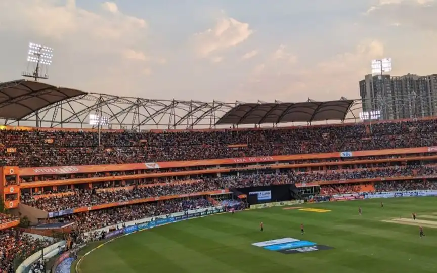 Rajiv Gandhi Stadium - (Source : @HyderabadMojo/X.com)