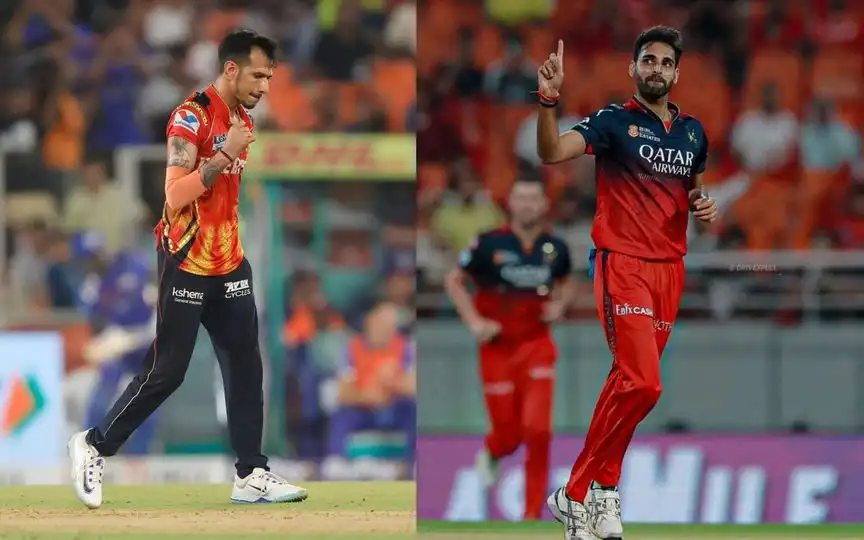 Yuzvendra Chahal and Bhuvneshwar Kumar (X.com)