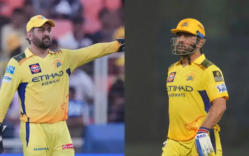MS Dhoni for CSK in IPL 2025 [Source: AP Photos]