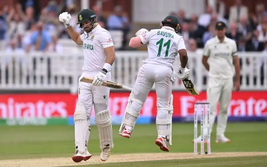 Aiden Markram and Temba Bavuma [Source: @SACricketmag/x.com]