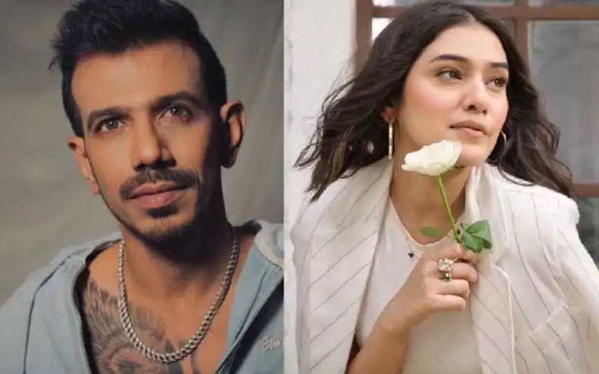 RJ Mahvash and Yuzvendra Chahal (Source:@ritikuuuu,x.com)