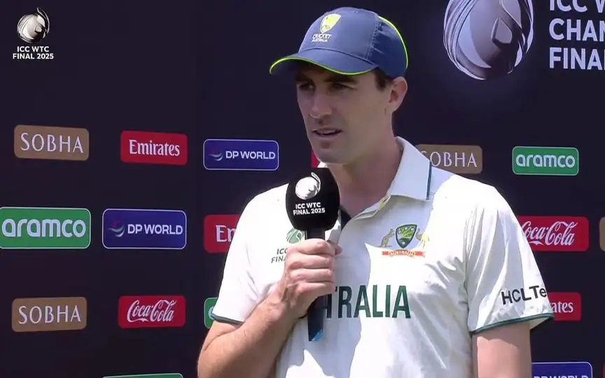  Pat Cummins after Australia lose WTC 2025 final to South Africa [Source: @CricCrazyJohns/X.com]