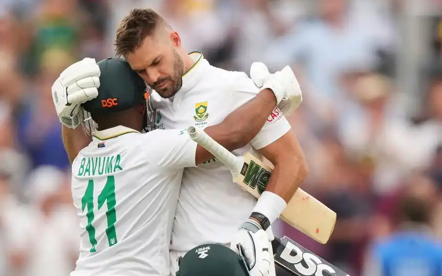 Makram and Bavuma's partnership - (Source : AP)