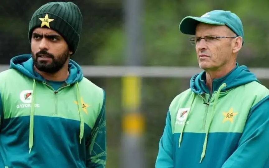 Gary Kirsten with Babar Azam [Source: @CallMeSheri1/x]