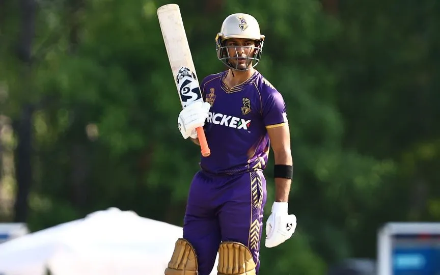 Unmukt Chand for Knight Riders (Source:@LA_KnightRiders/X.com)
