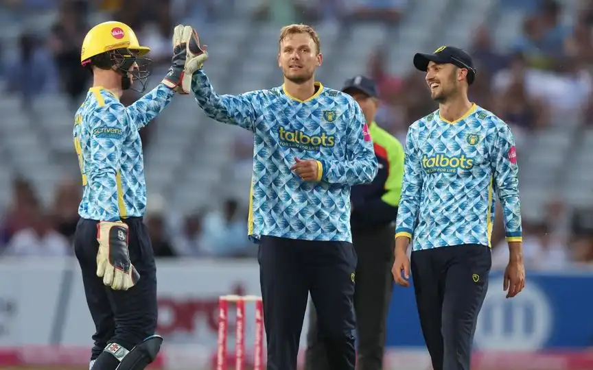 Danny Briggs in new role [Source: @WarwickshireCCC/X.com]
