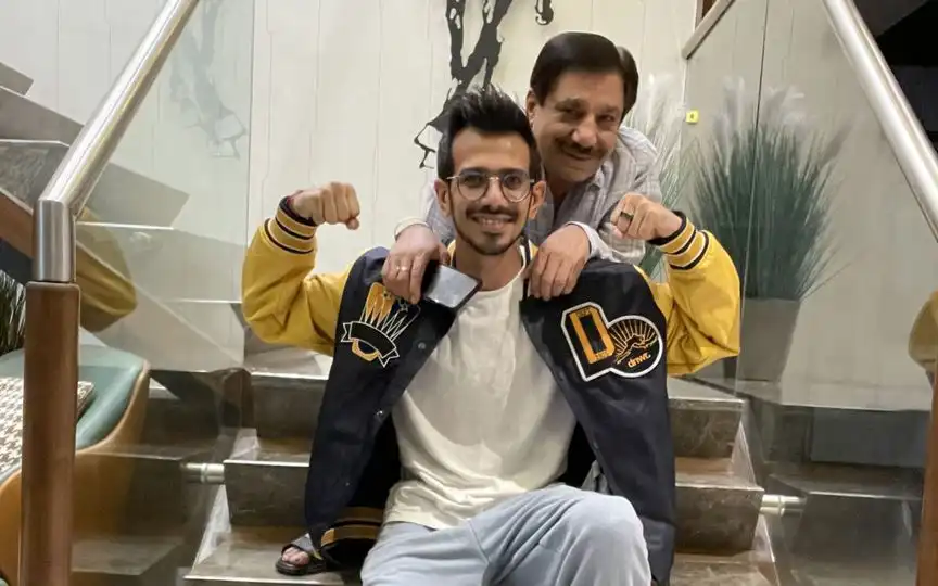 Yuzvendra Chahal celebrates father's day [Source: @yuzi_chahal/X.com]