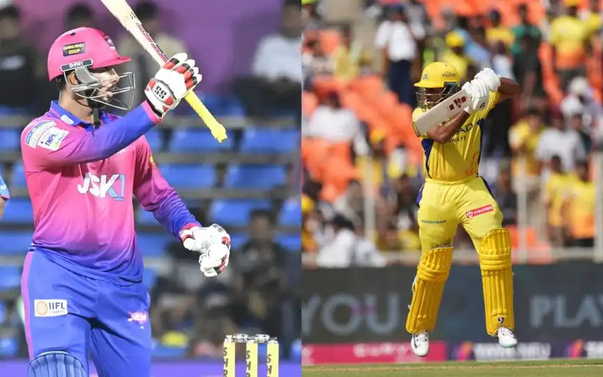 Tushar Raheja in TNPL, Ayush Mhatre in IPL [Source: @Dheena__Jagan / x.com, AP Photos]