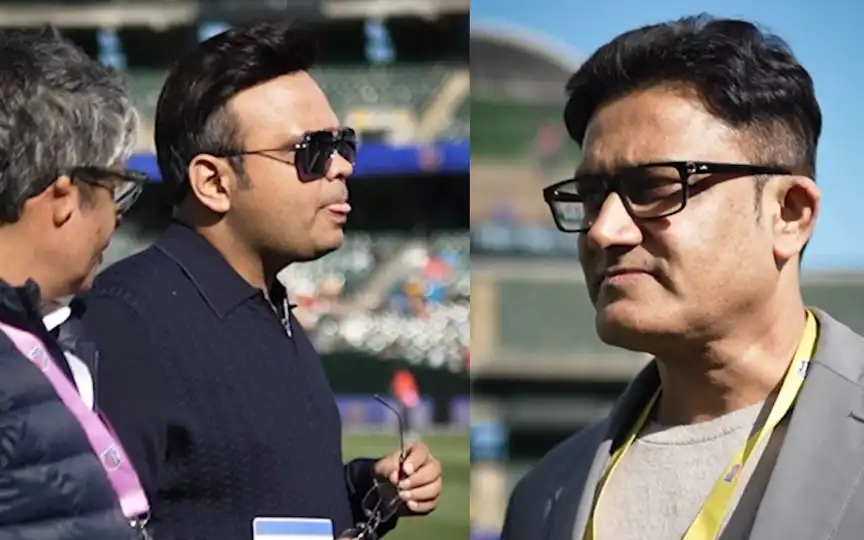 Jay Shah and Anil Kumble at MLC match [Source: @mlc/Instagram.com]