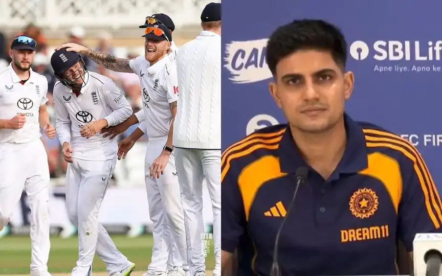 England team and Shubman Gill [Source: @englandcricket, @Gill_Iss/x]