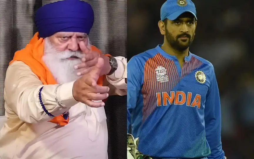 Yograj blames MS Dhoni [Source: @imDhoni_fc/x.com]
