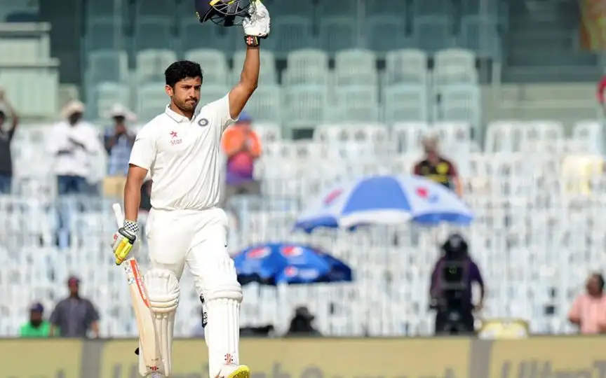 Karun Nair scored 303
