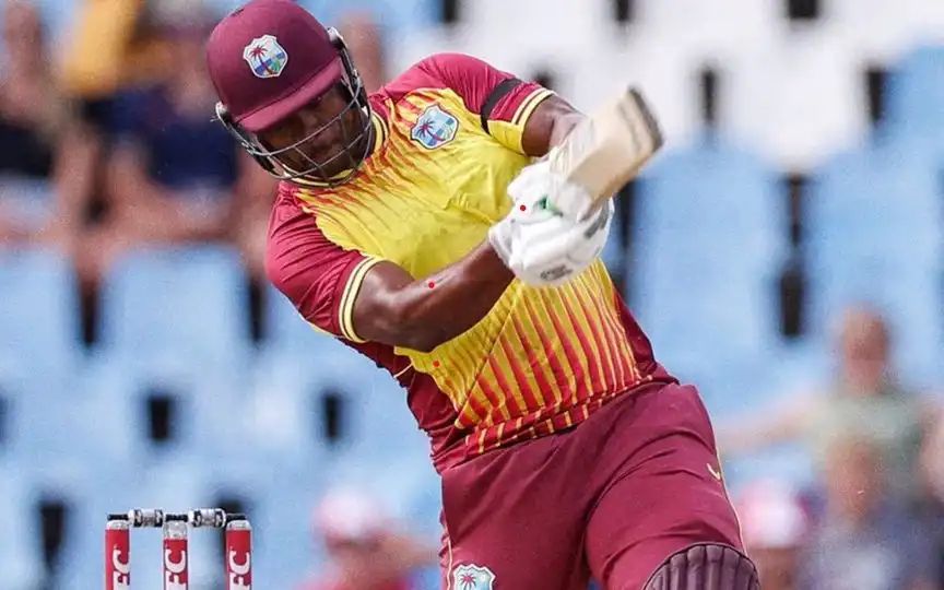 Johnson Charles against South Africa in 2023 (Source:@ESPNcricinfo/X.com)