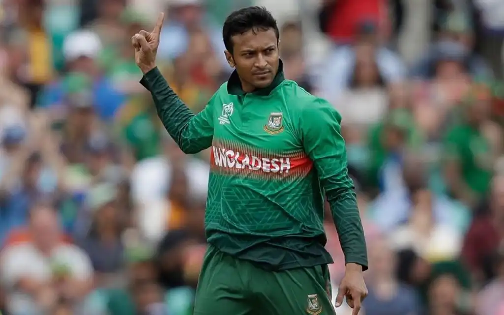 Shakib Al Hasan Faces Action - (Source :@Johns/X.com)