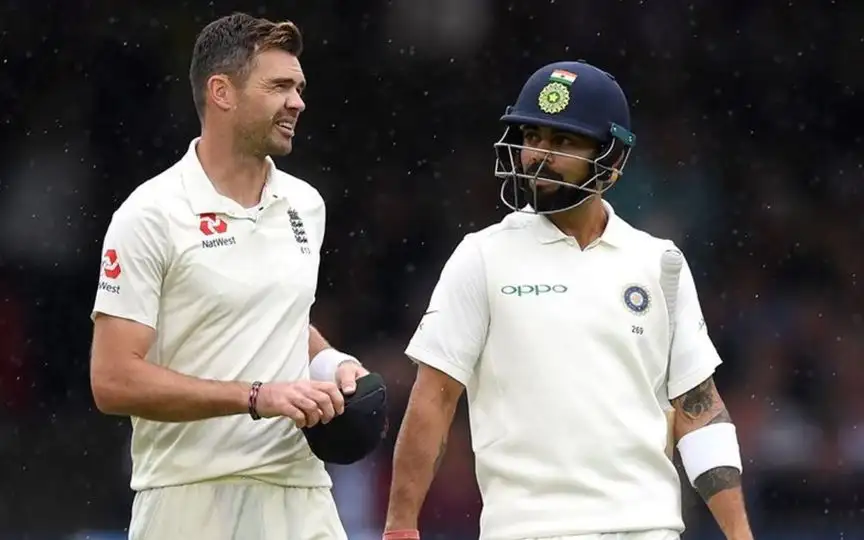Anderson with Virat Kohli (Source:@circleofcricket/X.com)