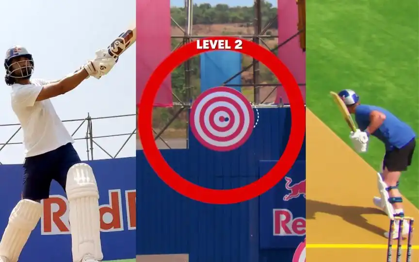 KL Rahul and Ben Stokes hit the targets [Source: @Yvlahoti/X.com]