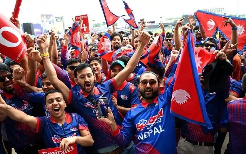 Nepal Fans In Dallas. [Source - T20WorldCup/x.com]