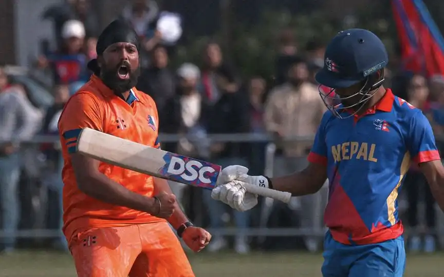 Netherlands vs Nepal [Source: @KNCBcricket/X.com]