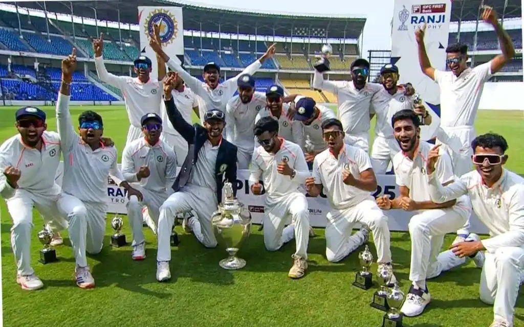 Vidharbha won their third Ranji Trophy title in 2024-25 (BCCI/X.com)