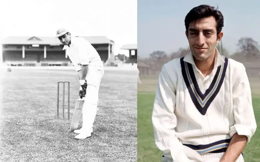 Iftikhar Ali Khan Pataudi and Mansoor Ali Khan Pataudi [Source: @syedurahman, @HeritageTimesIN/x.com]