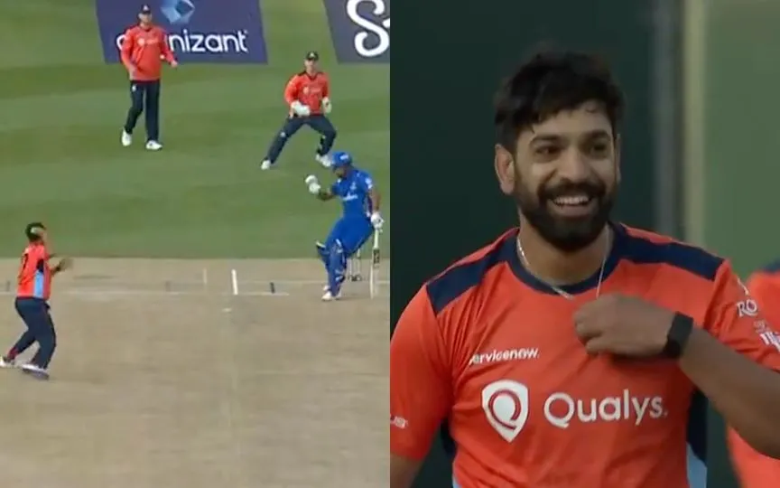 Haris Rauf in MLC vs MI NY (Source:@MLCricket/X.com)