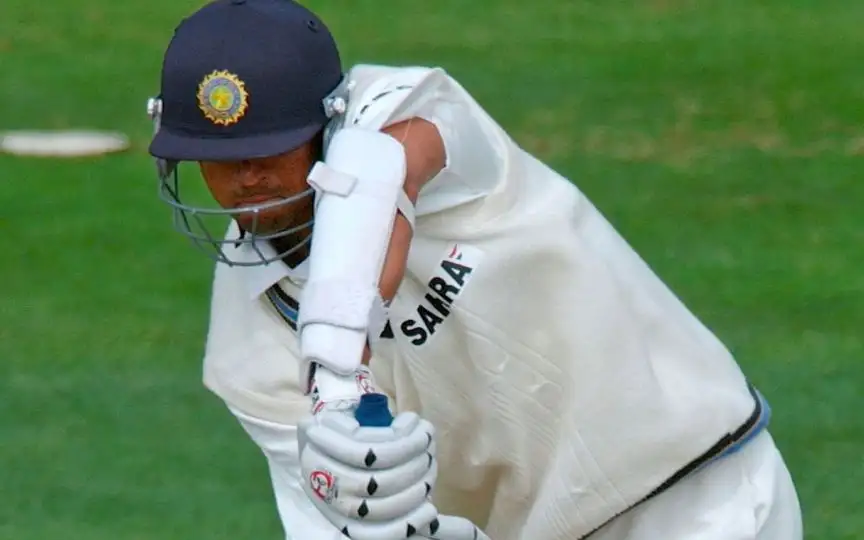 Rahul Dravid in Headingley, 2002 [Source: @mkarthi119/x.com]