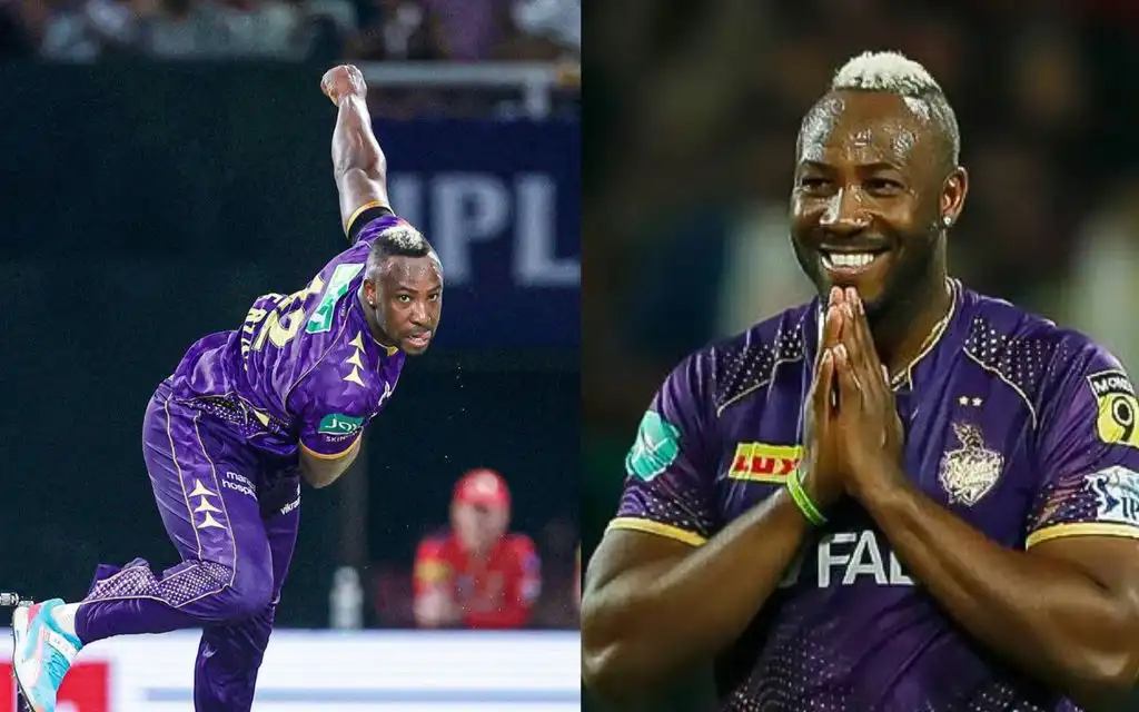 Andre Russell for the Knight Riders [Sources: @StarcKKR, @KKR_Xtra/x.com]