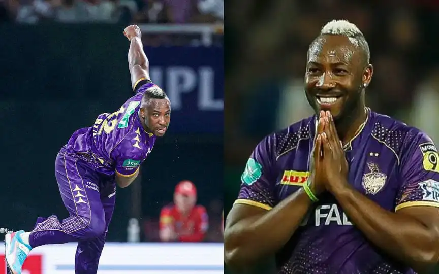 Andre Russell for the Knight Riders [Sources: @StarcKKR, @KKR_Xtra/x.com]