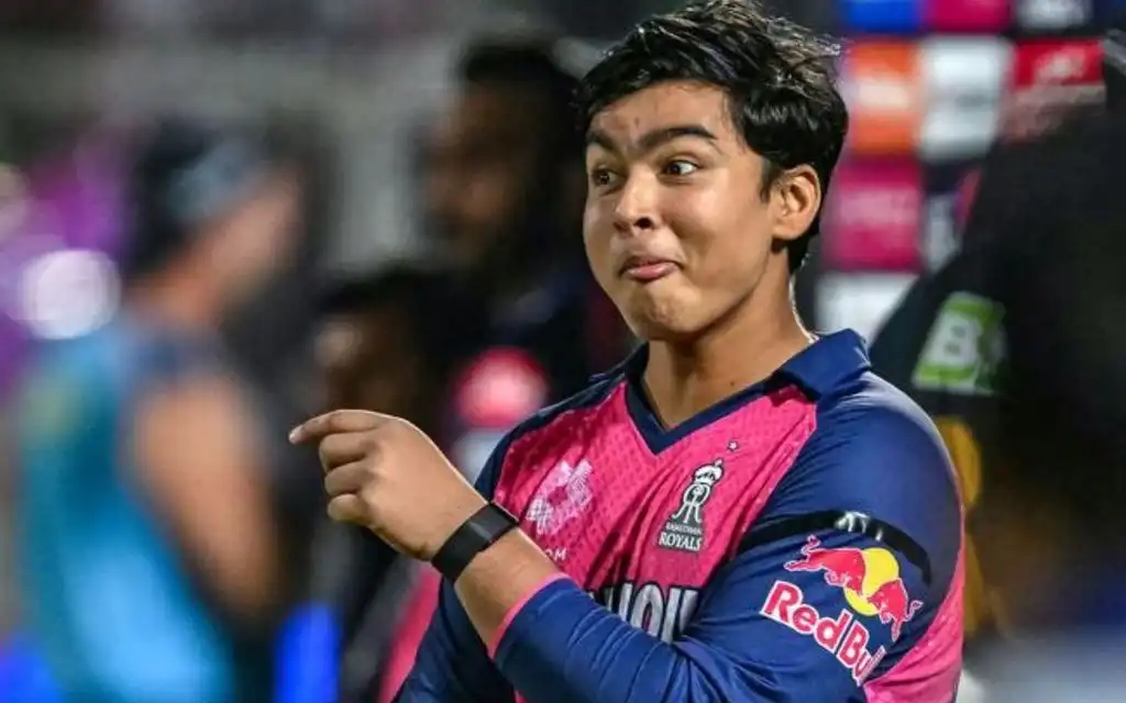 Vaibhav Suryavanshi for RR in IPL 2025 (Source:@DanielCherny/X.com)