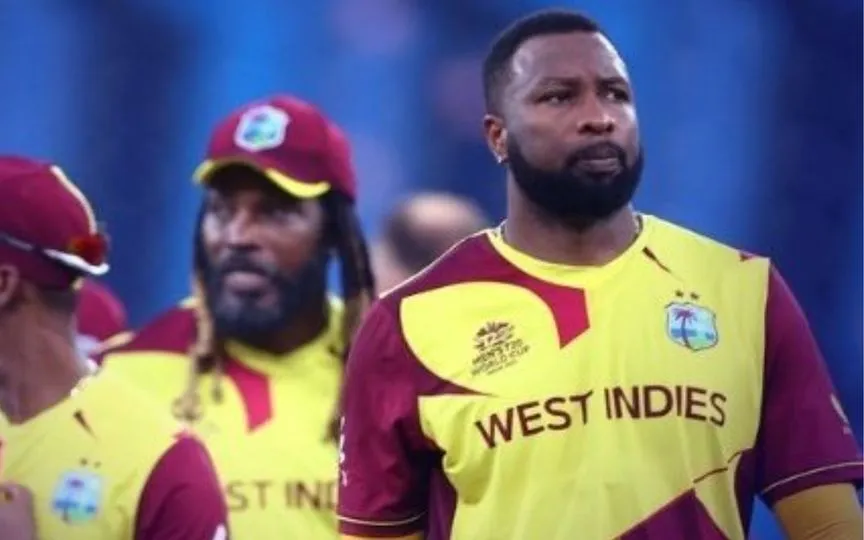 Chris Gayle and Kieron Pollard [Source: @AN33S88/x.com]