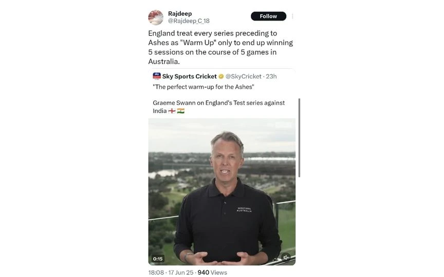 TR on Graeme Swann 2. [Source - x.com]