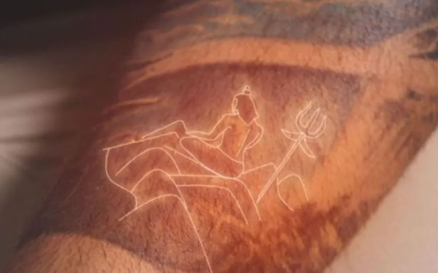 Virat Kohli Shiva Tattoo​ (X.com)