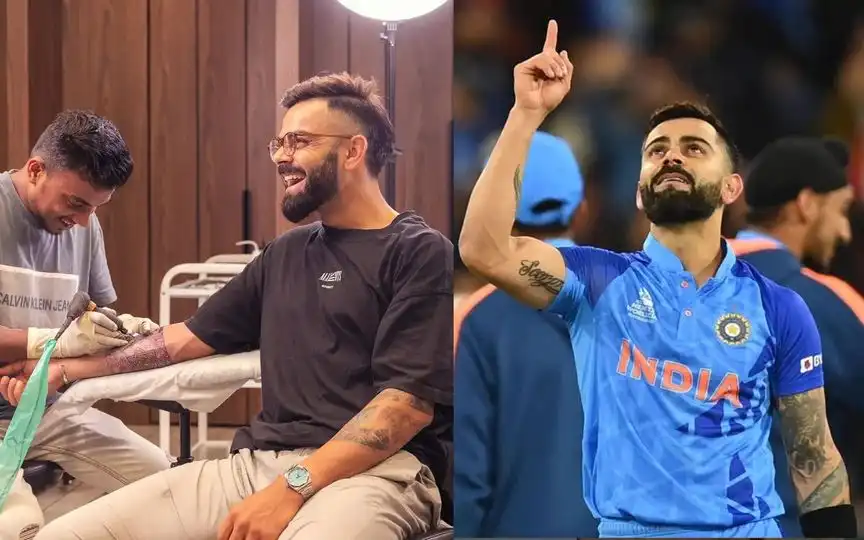Virat Kohli Tattoos [@Trend_Vkohli_/x.com; Instagram.com/Virat Kohli]