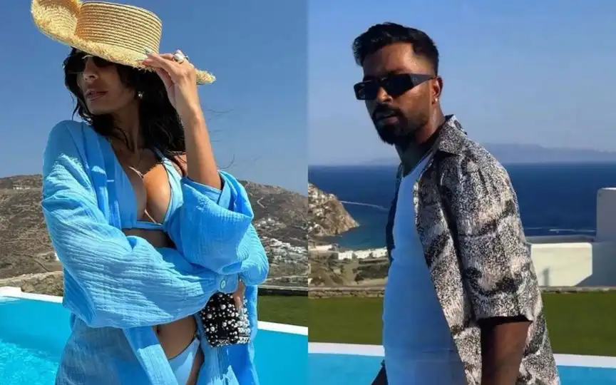 Hardik Pandya's rumoured girlfrind Jasmin Walia (X.com/@prashant10gaur)