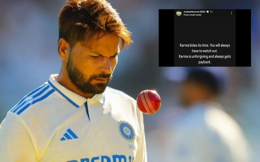 "Karma Is Unforgiving…" Mukesh Kumar's Cryptic Instagram Story After England Series Snub