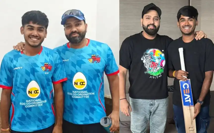 "A Bat, A Blessing" Rohit Sharma's Special Gift To Ayush Mhatre Ahead Of England Tour