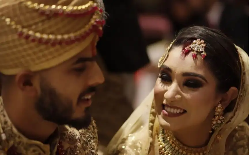 Nitish Rana and Saachi Marwah tied the knot in 2019 [Source: @saachi.marwah/instagram.com]