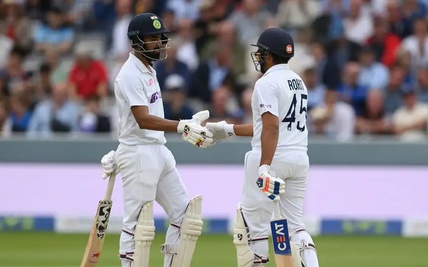 KL Rahul and Rohit Sharma - (Source : @Johns/X.com)