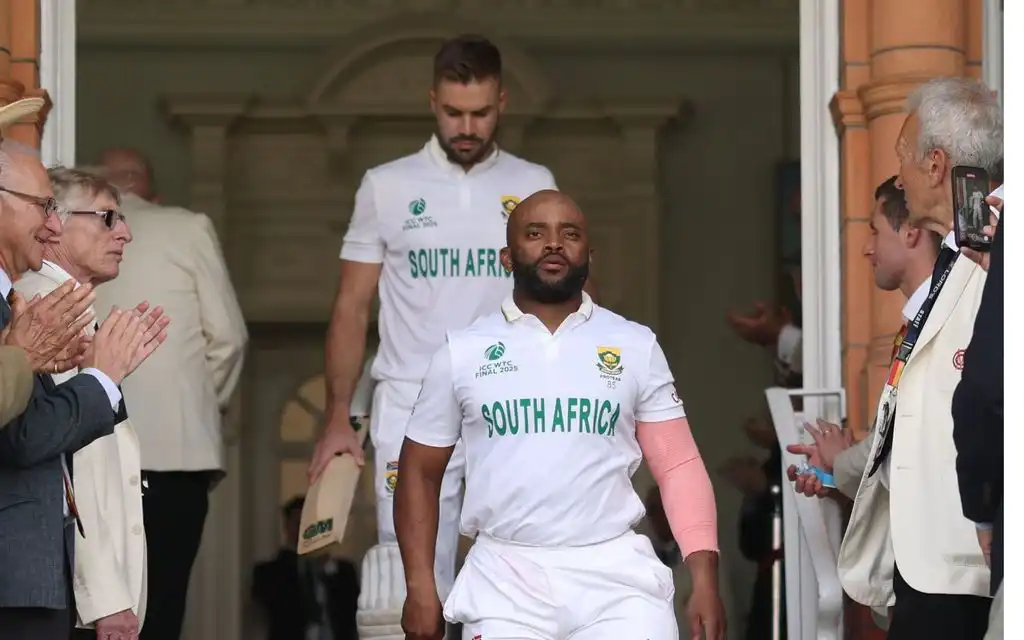 Temba Bavuma - (Source : @Johns/X.com)