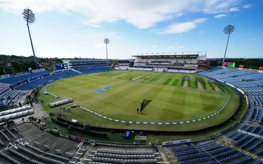 Headingley pitch and weather report [Source: @drsamirvyas/x.com]
