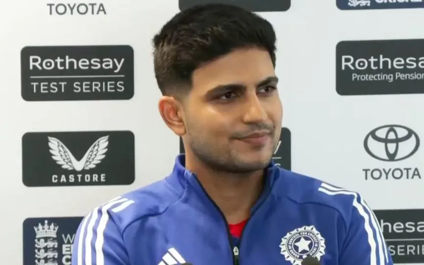 Shubman Gill In His Presser - (Source : @ScreenGrab)