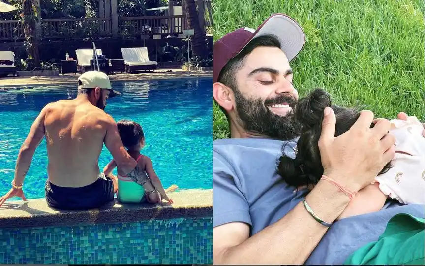 Virat Kohli posted these pictures with daughter on Instagram (virat.kohli/Instagram.com)