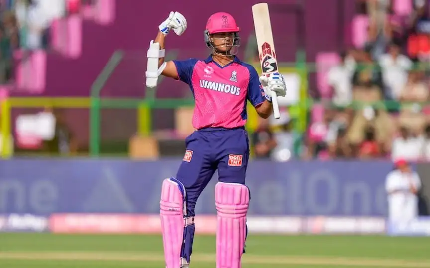 Jaiswal started his IPL journey with Rajasthan Royals in 2020 (X.com/@aaravg020410)