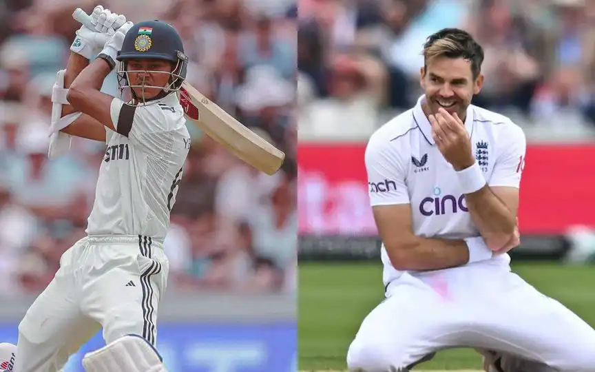 When Yashasvi Jaiswal dominated James Anderson [Source: @srcrypto9933, @RichKettle07/X.com]