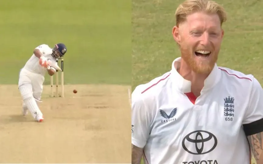 Rishabh Pant's audacity leaves Ben Stokes in splits (Source: @OneCricketApp/X)