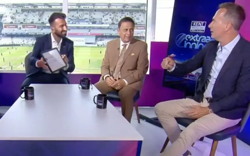 Cheteshwar Pujara Frames Michael Vaughan's Old Tweet; Takes Hilarious Jab On Live TV