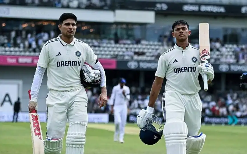 Yashasvi Jaiswal, Shubman Gill script history [Source: @thephilliphere/X.com]