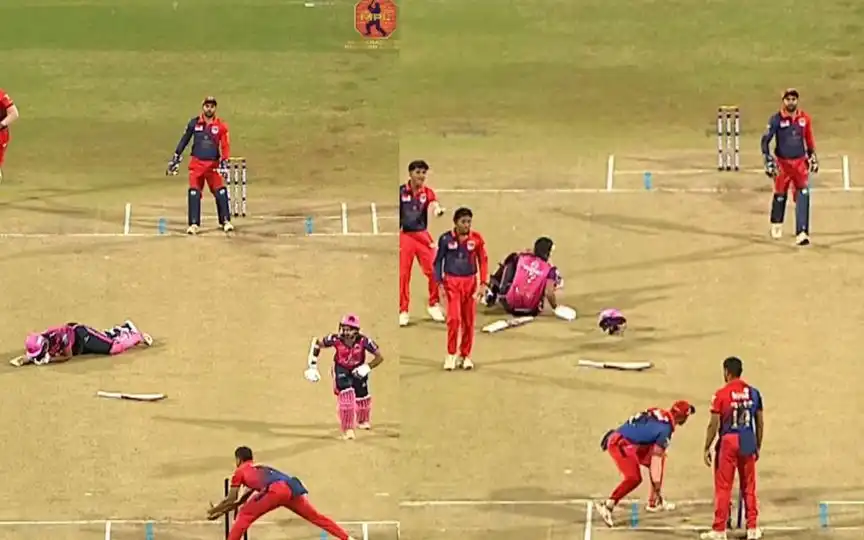 Batters collided and fielders missed run out during MPL [Source: @mpltournament/X]