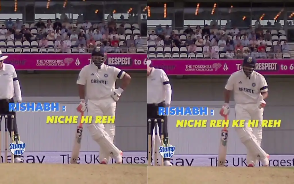 Rishabh Pant advising Shubman Gill [Source: @StarSportsIndia/X]
